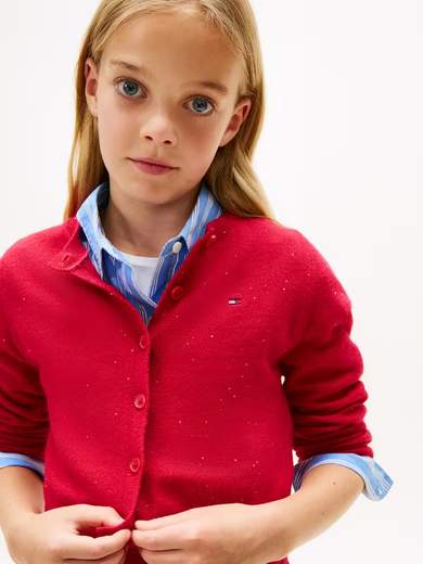 TOMMY HILFIGER CARDIGAN Bambine E Ragazze