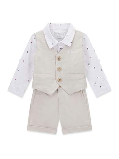 GUESS GILET + BERMUDA + CAMICIA Bimbo