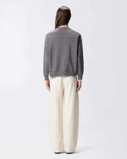 Pinko NELLY MAGLIA FELPA RICAMO LOGO SS26