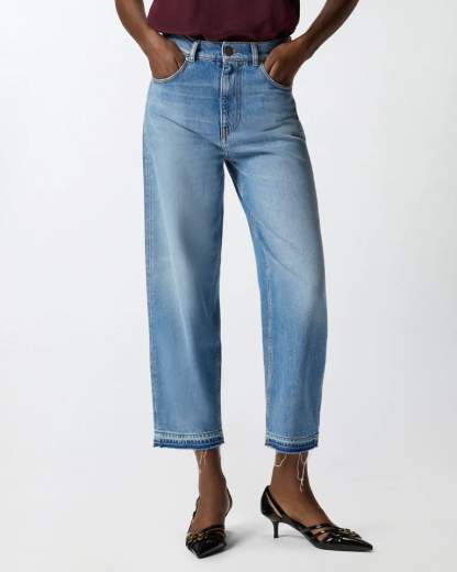 Pinko ESTELLE EGG DIRTY BLUE DENIM SS26