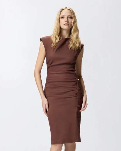 Pinko ALISSA ABITO LINO STRETCH SS26