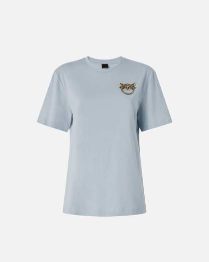 Pinko STREPITOSO T-SHIRT JERSEY RICAMO SS26