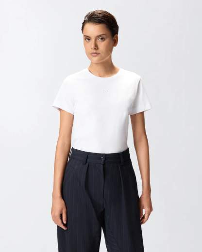 Pinko BUSSOLOTTO T-SHIRT JERSEY PATCH SS26