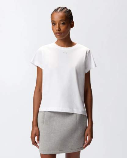 Pinko BASICO T-SHIRT JERSEY LOGO PINKO FW25