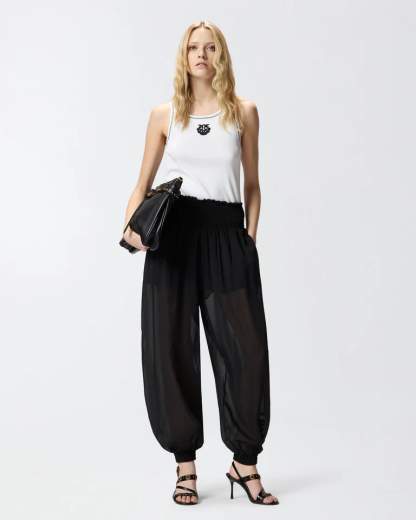 Pinko BORE PANTALONE VOILE VISCOSA  SS26