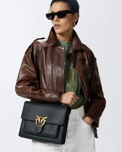 Pinko LOVE ONE SOFT BIG PELLE BOTTALATA 25