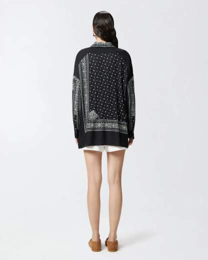 Pinko CLOCKS CAMICIA TWILL STAMPA  25