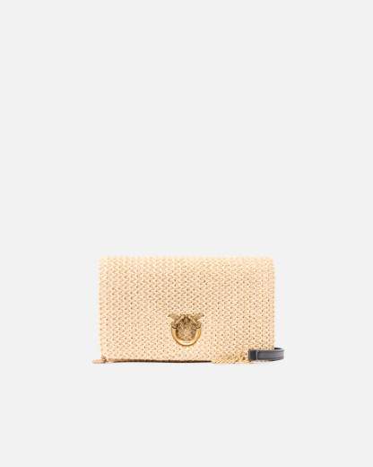 Pinko CLICK SOFT HORIZONTAL MINI RAFIA