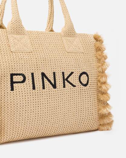 Pinko BEACH SHOPPER RAFIA SS26