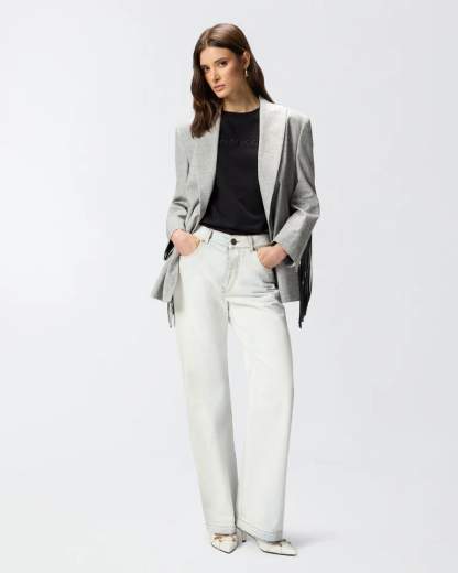 Pinko START T-SHIRT JERSEY PATCH RICAMO FW25