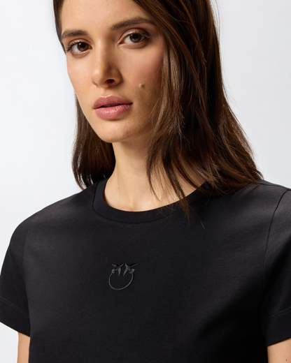 Pinko BUSSOLOTTO T-SHIRT JERSEY PATCH FW25