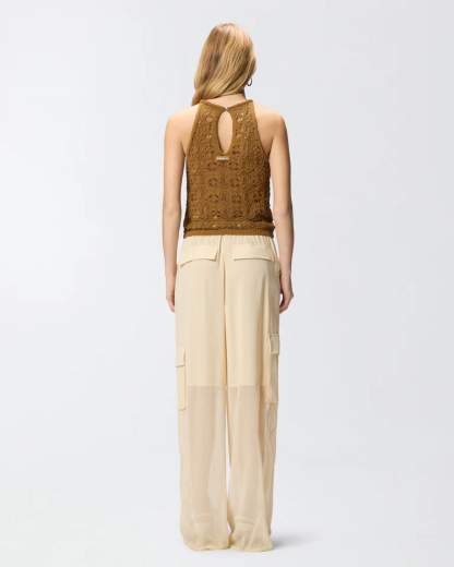 Pinko NYMPHAEA TOP CROCHET SEWON  SS26