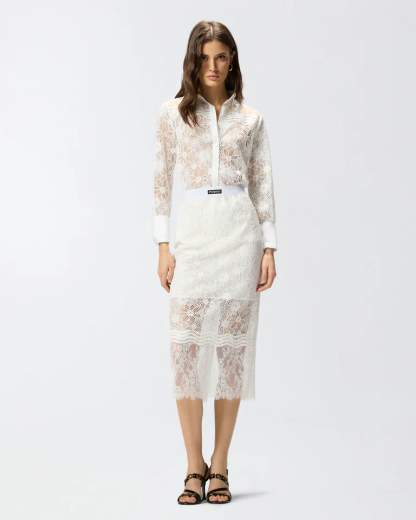 Pinko HARMONIE GONNA PIZZO REBRODE SS26