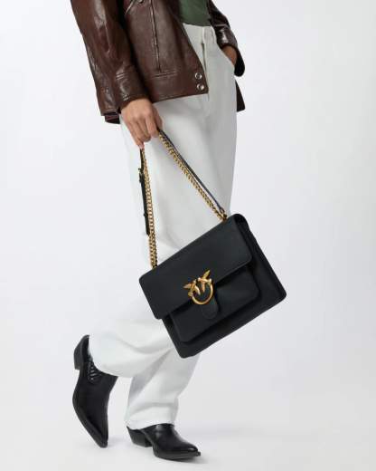 Pinko LOVE ONE SOFT BIG PELLE BOTTALATA 25