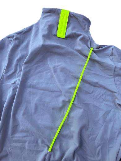 FORNARINA Drawfluo t-shirt a manica lunga futuristica