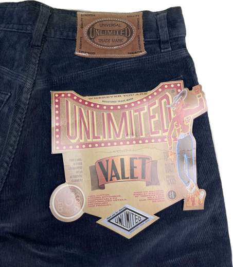 UNLIMITED Valet Corduroy Jeans in velluto anni Ottanta