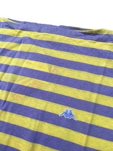 ROBE DI KAPPA 66063/419 T-Shirt vintage a righe con manica lunga