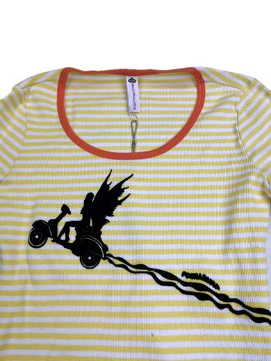 FORNARINA Kisha T-Shirt a righe manica lunga