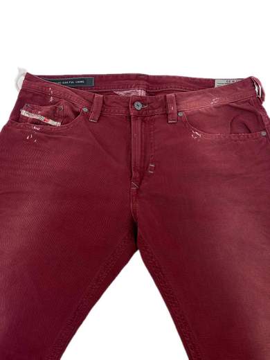 DIESEL Thavar Luxury Jeans Bordeaux