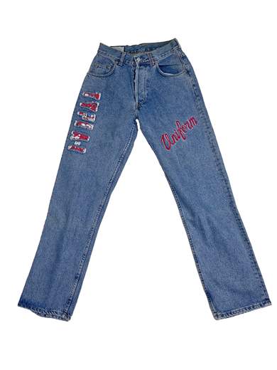 UNIFORM Type A-1 Eighties Jeans with Applique