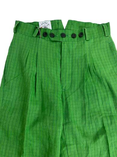 RINOMATA SARTORIA GIGOLE Pantaloni Swing a scacchi stile Anni Cinquanta