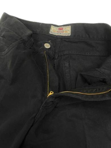 LEVI’S 443 Flare Flat Pleated Over-dyed Jeans
