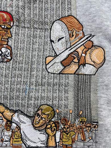 GIGOLÈ ARCHIVE Street Fighter 2 felpa con cappuccio