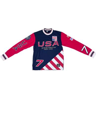 WILLIAMS WILSON Prince U.S.A. Polo T-Shirt a manica lunga