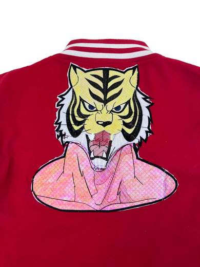 GIGOLÈ RELAB Tiger Mask College Sweater