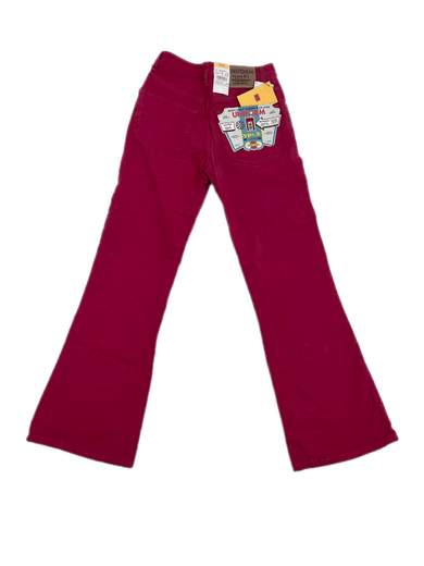 UNIFORM U372B Red Flares Jeans
