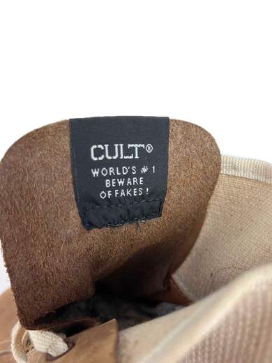 CULT CL885681F18 Scarpe vintage in tela/pelle Steel Toe