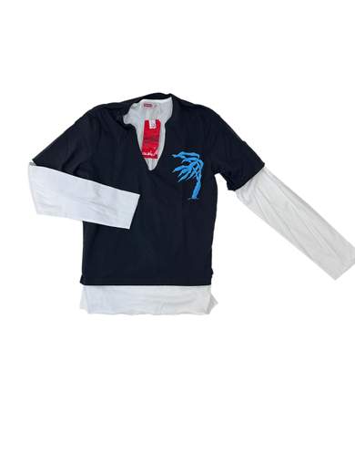 GURU 51GMJCL013 T-Shirt manica lunga stile naufrago