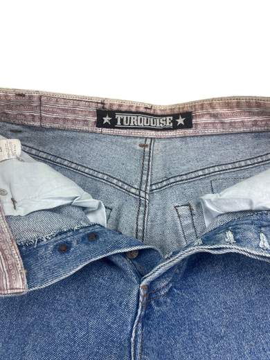 TURQUOISE In The Navy Vintage Jeans
