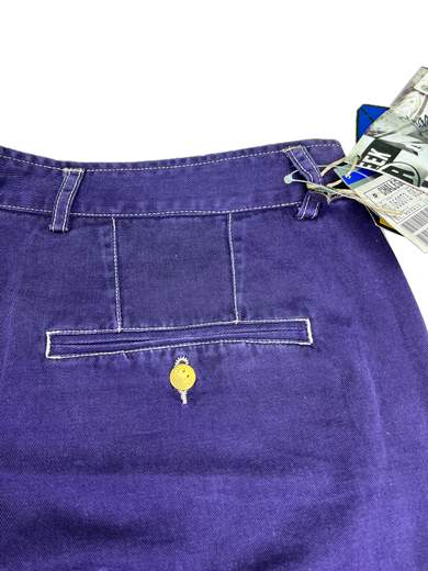 FRANK SCOZZESE Chalego pantaloni anni Ottanta Smiley Face