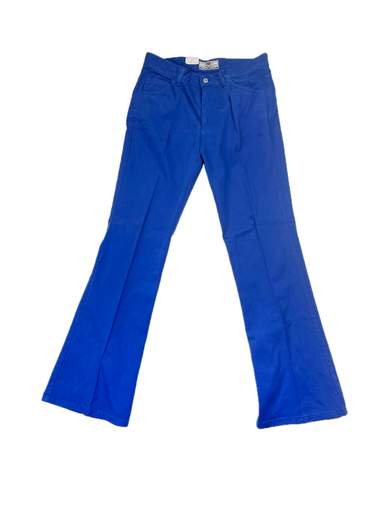 LEVI’S 443 Flare Flat Pleated Over-dyed Jeans