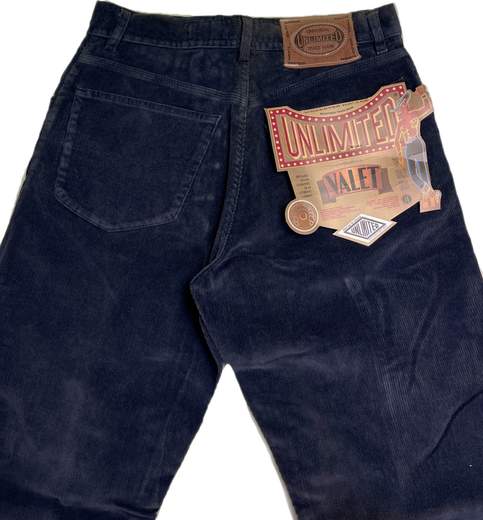 UNLIMITED Valet Corduroy Jeans in velluto anni Ottanta