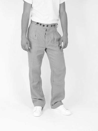 RINOMATA SARTORIA GIGOLE Pantaloni Swing a scacchi stile Anni Cinquanta