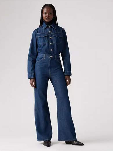 LEVI’S A8647-0001 Western Denim Jumpsuit