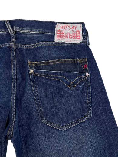 REPLAY MV935B Blue Denim 12 Oz Jeans