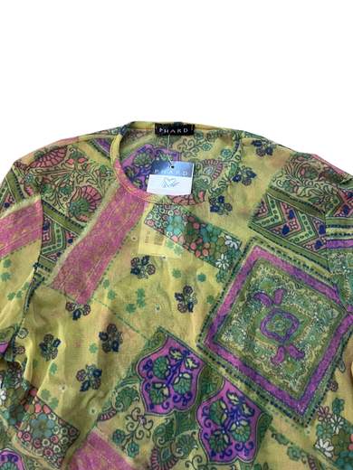 PHARD Tulle Patch T-Shirt a manica lunga