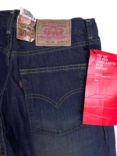 LEVI’S 525.04.08 Red Tab Jeans Boot Cut Slim Fit