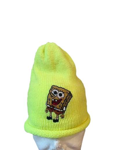 GIGOLÈ ARCHIVE Spongebob berretto acrilico fluo