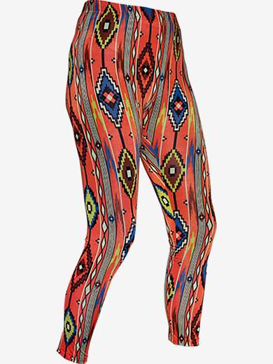 CHENASKI LTD.1643 Leggings American Indian rust