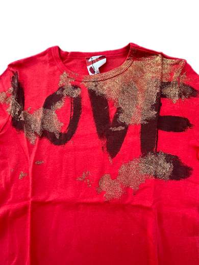 FORNARINA Hate T-Shirt a manica lunga