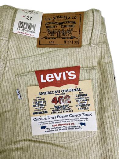 LEVI’S 462.10.20 Jeans in velluto costa piatta