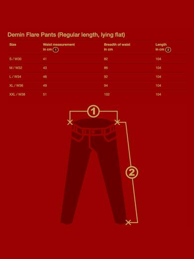 CHENASKI 520 Jeans a zampa elasticizzati