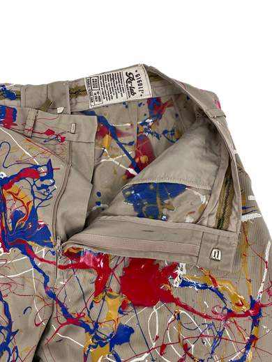 GIGOLÈ RELAB Jackson 48 Trousers with Dripping