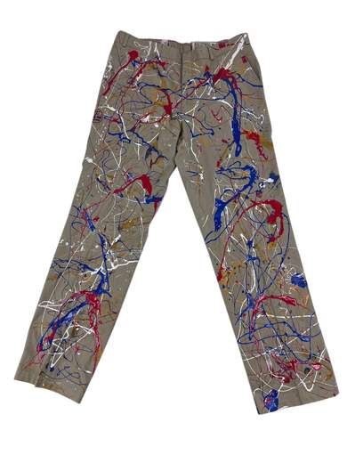 GIGOLÈ RELAB Jackson 52 Trousers with Dripping