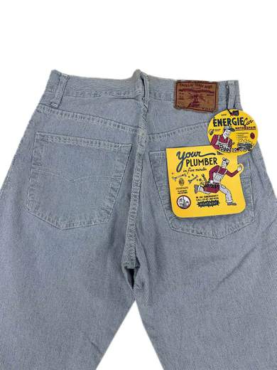 ENERGIE Carson Jeans Striped White/Blue (Plumber)