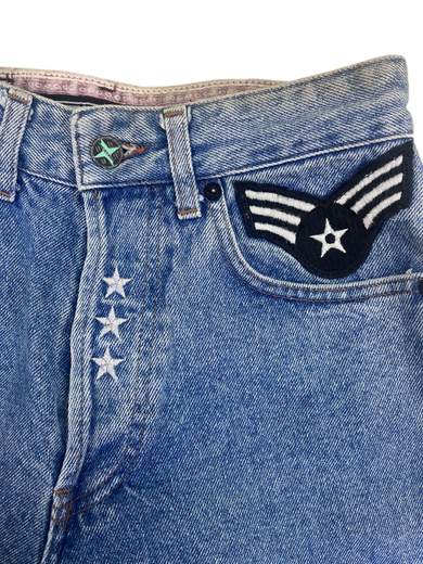 TURQUOISE In The Navy Vintage Jeans